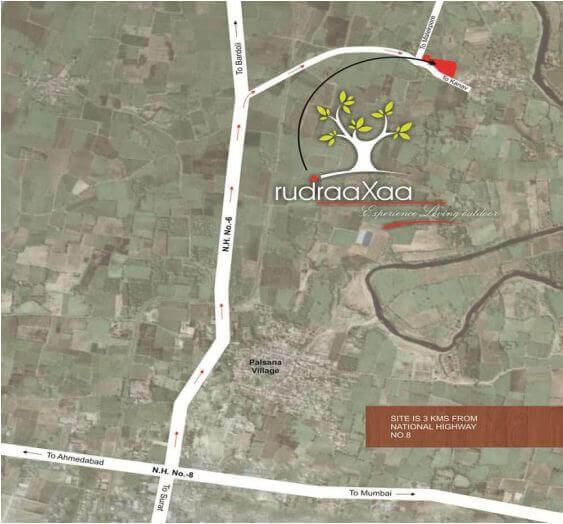 Rudraaxaa Location Map